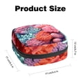 thumbnail image 2 of Coral Period Pouch Sanitary Napkin Organizer Travel Storage Bag - Small Leather Pouch Included, 2 of 6