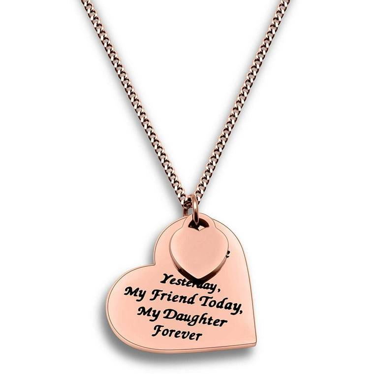 My daughter my friend necklace deals