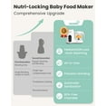 thumbnail image 4 of Grownsy Baby Food Maker Multi-Function,Constant Temperature 24h, Auto Cooking & Grinding,White, 4 of 9