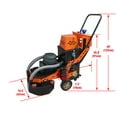 thumbnail image 2 of Hand-push Concrete Floor Grinder Polishing Buffer Machine Cement Ground Grinder with 30L Dust Bucket 6pcs Grinding Heads 220V, 2 of 22