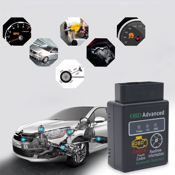 WYBXZ Automotive Engine Fault Detector, Car Scan Tool and Codes Reader, OBD21.5 Bluetooth 4.0 Supports Android and Apples