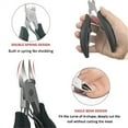 thumbnail image 2 of Dicasser Ingrown Toenail Tool Ingrown Toenail Kit Ingrown Toenail Treatment Pedicure Tools Toenail Clippers Professional Tool Set for Ingrown & Thick Nail (Black), 2 of 7