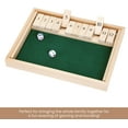 thumbnail image 3 of Bits and Pieces Shut The Box 3-in-1 Wooden Board Game with 12 Numbers and 2 Dice Large, 3 of 7