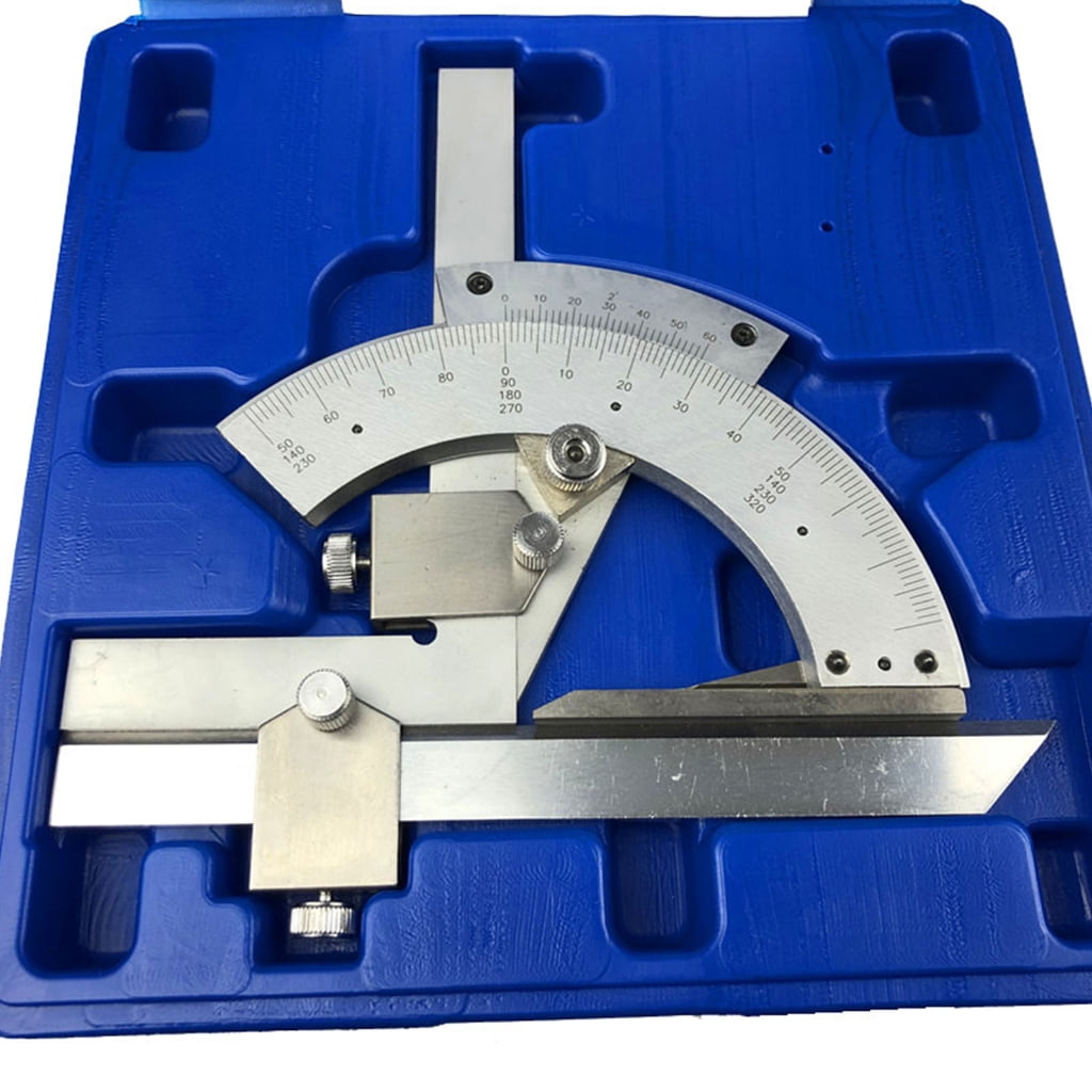 Osdhezcn Vernier Bevel Protractor Measurement Instrument for Woodworking Angles Finder