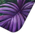 thumbnail image 3 of Colorful Tropical Leaf Pattern Dish Drying Mat for Kitchen 1 Pack, Ultra Absorbent Microfiber Dishes Drainer Mats,18"x24", 3 of 4