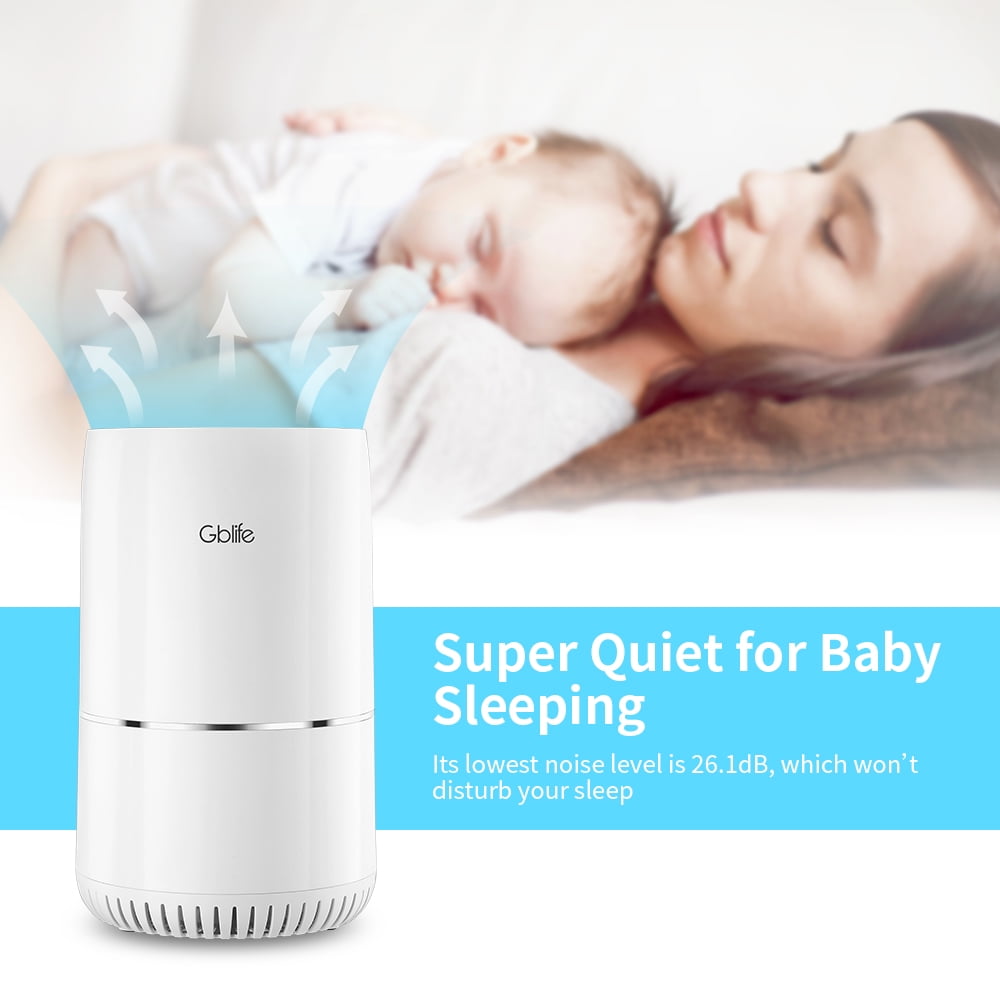 Air Purifier for Office，Home, Bedrooms, Filters Pollen, Smoke, Dust, Pet Dander, Gblife KJ65F
