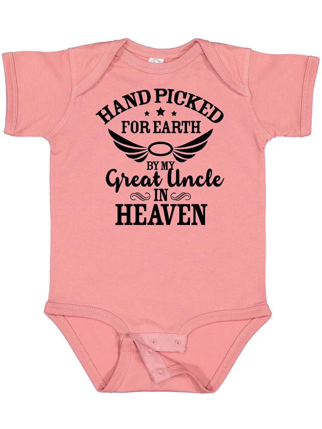 Handpicked For Earth By Uncle Auntie Heaven Baby Girl Boy Bodysuit Vest 290-291 