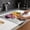 B, variant on 40x50cm Large Stainless Steel Cutting Board for Kitchen, Dual Surface Chopping Block for Meat Vegetables Fruits, Durable Food Prep Board for Home Cooking and Baking