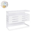 thumbnail image 4 of Soporte De Almacenamiento Colgante, Estante De Almacenamiento Resistente Para Refrigerador, Estante Magnético Cargable, Organizador, Estante Lateral De Cocina Antioxidante Para Pared Speravity HA016167-00, 4 of 7