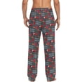 thumbnail image 2 of Top-kevin Multi- Fire Truck Pajama Pants for Men PJs Bottoms Sleep Lounge Pants with Pockets, 2 of 13