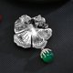 thumbnail image 3 of Broche Elegante de circonita NQ camelia, 3 of 4