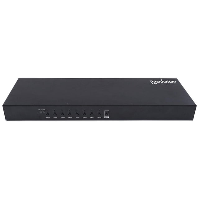 Switch MANHATTAN Mux KVM 8 Puertos HDMI Y USB FULL HD INCLUYE CABLES USB 152785 Manhattan 8 puertos HDMI y 8 puertos USB