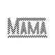 thumbnail image 2 of T-shirt with Checkerboard MaMa Design, For Women [180G 100% cotton, lightweight and breathable, soft and comfortable], 2 of 7