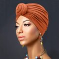 thumbnail image 2 of iHPH7 Head Coverings for Women Head Wraps for Black Women Head Scarves for Women with Cancer Head Wraps for Women Chemo Turbans for Women, Yellow 3 One Size, 2 of 4