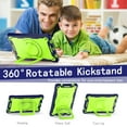 thumbnail image 3 of SaniMore for Lenovo Tab M10 Plus 3rd Gen 10.6" 2022 (TB-125F/TB-128F) Kids Case, Multi-Functional Cover with Handle Shoulder Strap & 360° Rotatable Kickstand Shockproof Protective Shell, Navy+Olivine, 3 of 8