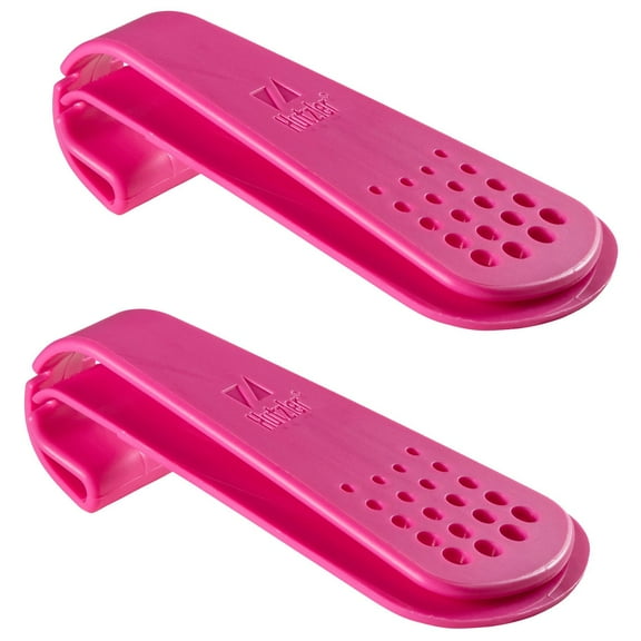 Hutzler Steep 'n Squeeze Tea Bag Holder & Squeezer Set, Pink