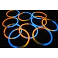 thumbnail image 3 of DirectGlow 50ct Aqua Orange Glow Stick Glasses Bracelets Party Supply Favors, 3 of 7