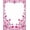 Pink, Pattern 2, variant on ODIKA 3x5 Machine Washable Non-Slip Area Rug, Enchanted Owl Family Meadow Dance High Traffic Rug, Pink, 721832