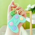 thumbnail image 2 of Visland Mini Fidget Toy Push Keychain Toy Anxiety Stress Reliever Hand Toys Cat Paw Push Fidget Game Keychain for Kids Adults, 2 of 2