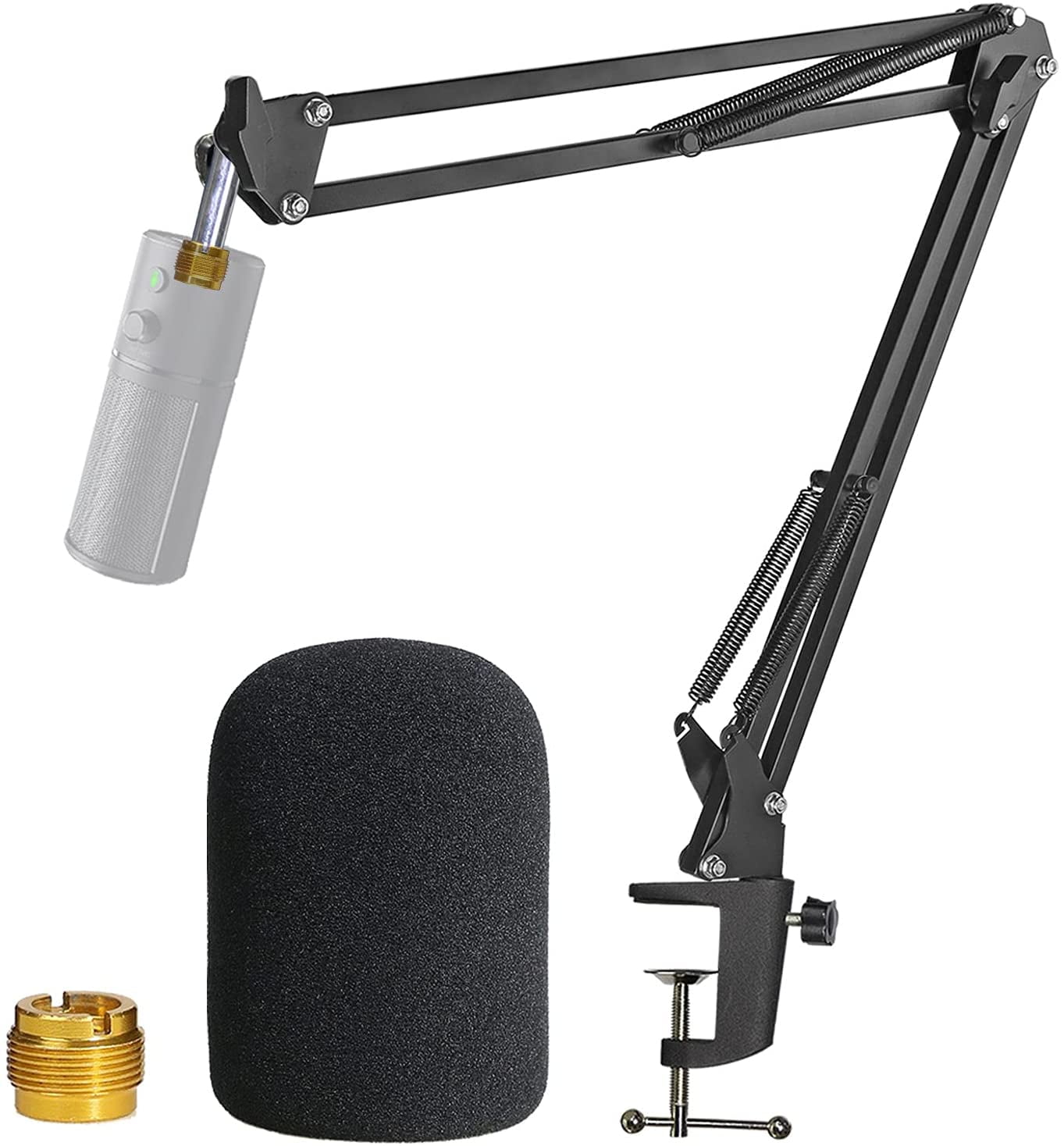 Razer Seiren X Shock Mount and Pop Filter Matching Boom Arm Mic Stand Suitable for Razer Seiren X Mic by YOUSHARES