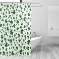 thumbnail image 2 of JOOCAR Shamrock Patrick Background. St. Patrick's Day Bathroom Shower Curtain St. Patrick's Day Bathroom Decor72 x 72 Inch, 2 of 6
