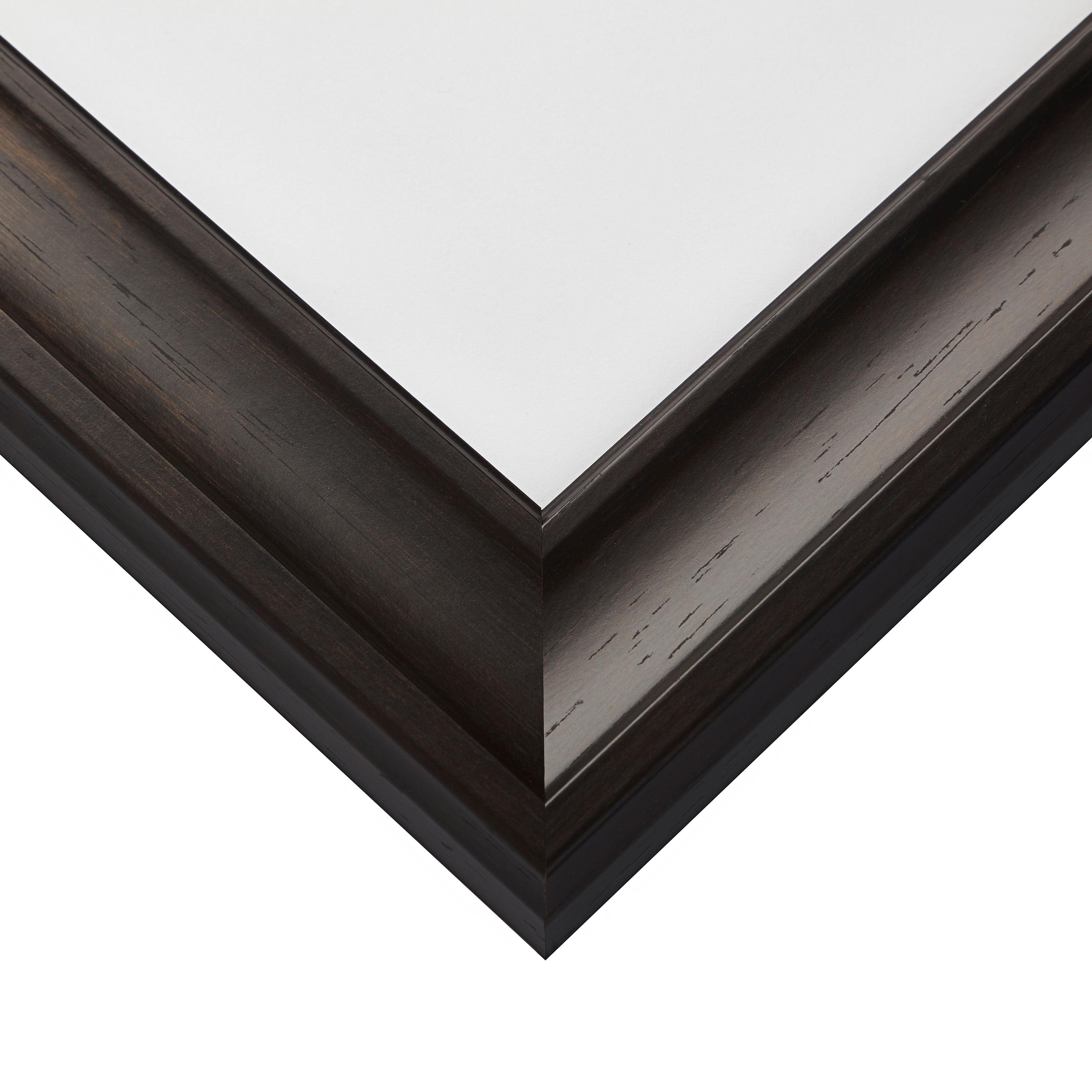 Craig Frames Martin, 22x28 inch Dark Walnut Brown Picture Frame Matted for an 18x24 Photo