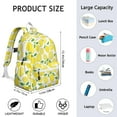 thumbnail image 6 of Lemon Backpack for School,Cute School Bag,Schoolbag with Adjustable Shoulder Straps & Padded Back,13.4"x11"x4.7", 6 of 6