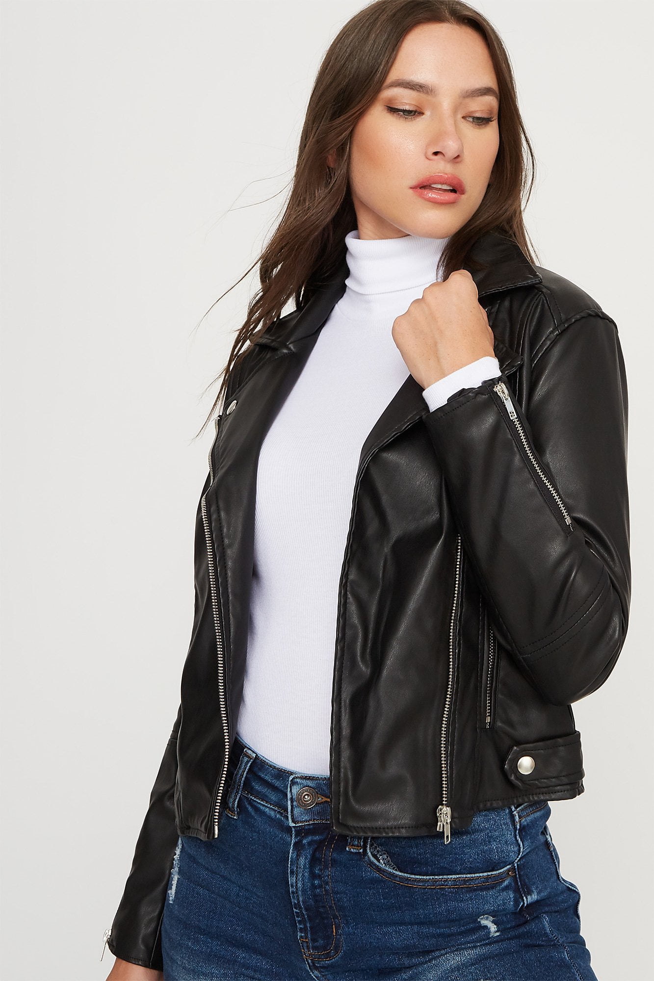 all about eve leather jacket