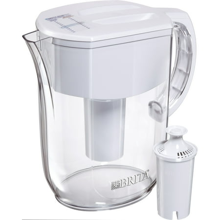 Brita Everyday Water Filter Pitcher with Filter, 10 Cup - White