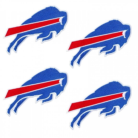 TUWAFE 4Pcs Iron On Patches for Bills Clothing Sew On Iron On Embroidered Patch DIY Applique for Jeans, Jackets, Hats