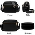 thumbnail image 2 of Bandolera DIHKLCIO de nailon impermeable para mujer, color negro, 2 of 6