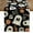 Black, variant on Halloween Jack O Lantern Pumpkin Table Runner, Gourd Spider Web Bat Funny Holiday Kitchen Dining Table Decor, Fall Seasonal Home Decoration Indoor Outdoor Party Supply 13 x 90 Inches