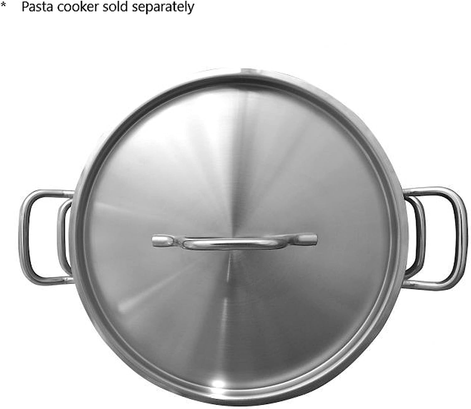 Truecraftware – 12 qt. Stainless Steel Pasta Cooker Lid - Multipurpose Pasta Pot Pasta Cooker Steamer Cover Oven Safe & Dishwasher Safe
