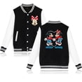 thumbnail image 1 of Sudadera con capucha de los 90 para hombre y mujer, chaqueta de béisbol de Disney, Mickey, Minnie Mouse, ropa con capucha, chaquetas para niño y niña, sudadera, Top para bebé, 1 of 5