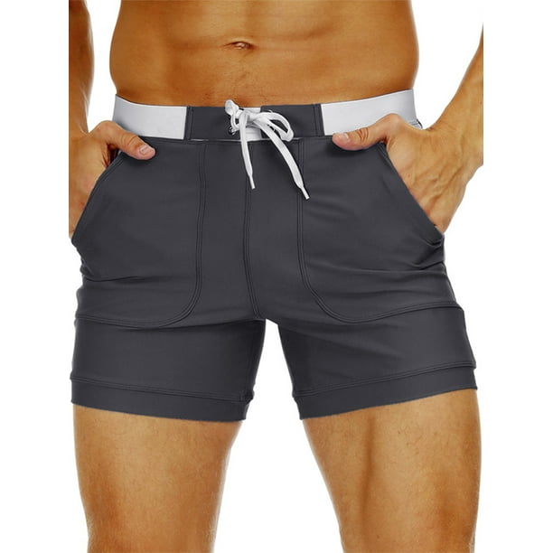 MAWCLOS Men Surf Swimming Bathing Suit Trunks Swimwear Beachwear