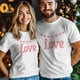 thumbnail image 3 of Camisetas casuales de manga corta con texto de amor para San Valentín para hombre, camisetas gráficas, 3 of 8