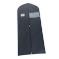 thumbnail image 6 of deevoka 2xHanging Garment Bags Dress Bag Dustproof Bag Men Suits Cover for suits Shirts Black 130cm, 6 of 9