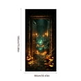 thumbnail image 5 of Giant Halloween Door Cover, Festive Holiday Outdoor Indoor Decorations for Porch Wall Window Party Supplies, Halloween Decor (F), 5 of 5