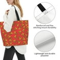thumbnail image 2 of Yiaed Pizza Cartoon Print Handbag for Women Tote Purse Shoulder Bag Large Fashion Hobo Purse Handbag Shopping Tote, 2 of 5