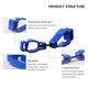 thumbnail image 5 of Glove Clip Hanger Multifuncional Grabber Catcher Abrazadera Herramienta de trabajo de seguridad (Negro), 5 of 7