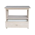 thumbnail image 6 of Pemberly Row 28" Traditional Wood Corner TV Stand in Unfinished, 6 of 10