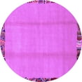 thumbnail image 1 of Ahgly Company Indoor Round Abstract Purple Modern Area Rugs, 6' Round, 1 of 4