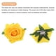 thumbnail image 4 of Uxcell 5 Pcs Clips de cabello de rosa de 4 pulgadas, broches de flores para mujeres, accesorios para el cabello amarillos, 4 of 5