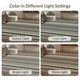 thumbnail image 7 of ODIKA 8'x10' Washable Area Rug Durable, Non-Slip Under Stripe Irregular Rhythm Contrast Doormat Entry Layering for Living Room, Sectional, Family, 7 of 7