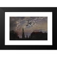 thumbnail image 2 of Johan Christian Dahl 18x12 Black Modern Framed Museum Art Print Titled - Moonlit Landscape (1832), 2 of 5
