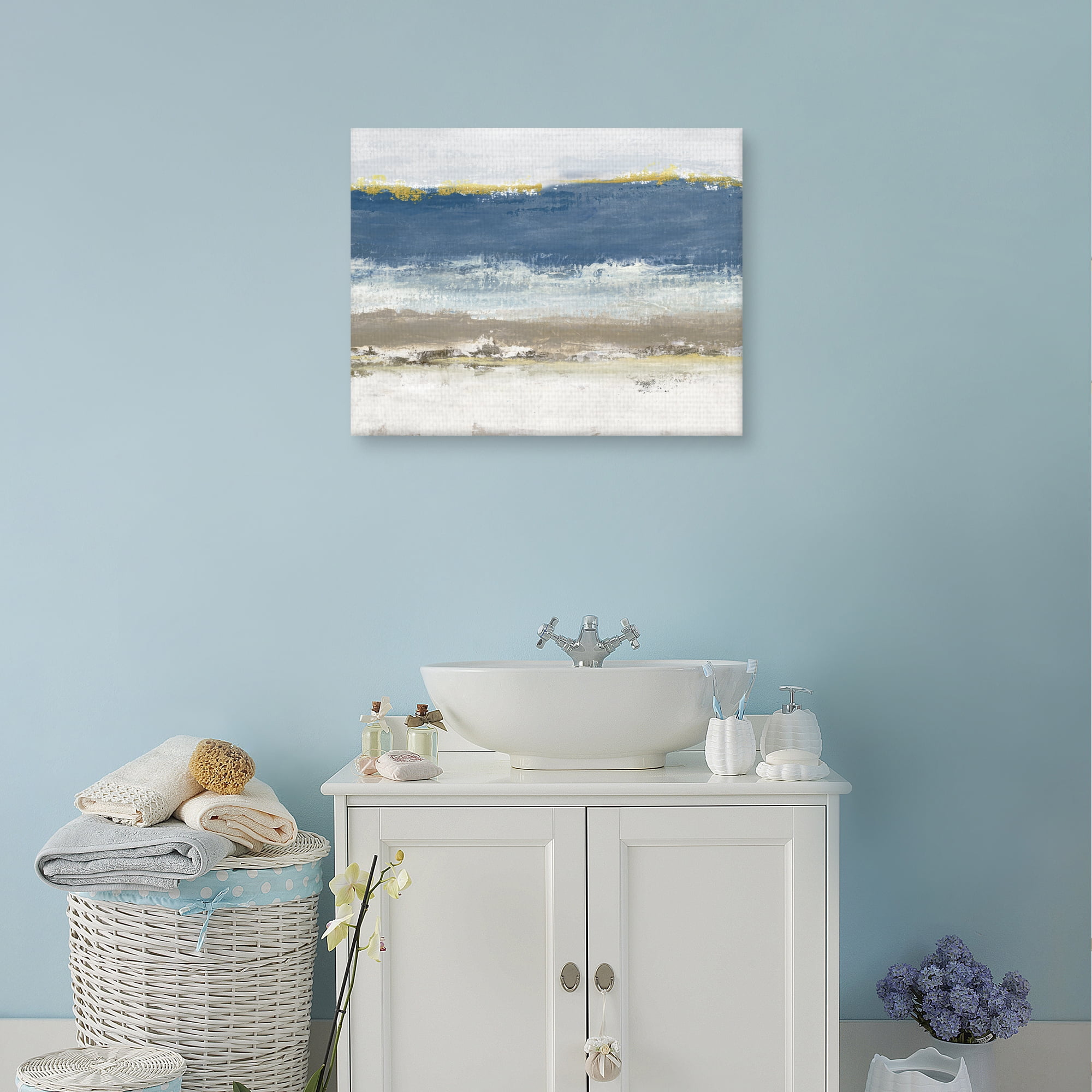 Blue Skies by Janet Tava Canvas Art Print