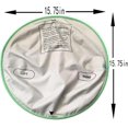 thumbnail image 3 of Automatic Self-Cleaning Litter Box  Base Mat Pad - , Leakproof, Non-Slip Liner Accessories for   Toilet (Size:15.75x15.75in, 3 of 6