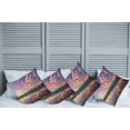 thumbnail image 2 of Ambesonne Blue Throw Pillow Cover 4 Pack, Reflections on Water View, 16", Blue, 2 of 5