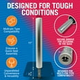 thumbnail image 3 of Boat Seat Post for Boat Seat Pedestals and Bases 11 or 13.5 Boat Seat Pole Boat Seat Pedestal Extension Marine Grade Aluminum Fishing Boat Pedestal Post Bass Boat Pedestal Seat Swivel Riser Parts 11", 3 of 14