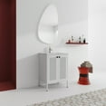 thumbnail image 2 of Juiluna 30 Inch/24 Inch Freestanding Bathroom Vanity with Gel Sink Bathroom Storage Cabinet Bathroom Accessories for Small Space, 2 of 9